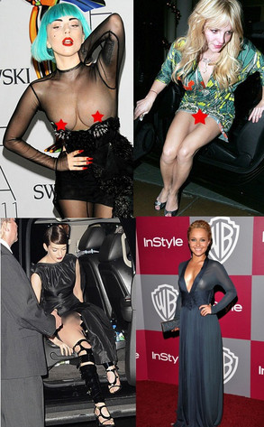 Quando as famosas mostram demais Quando as famosas mostram demais